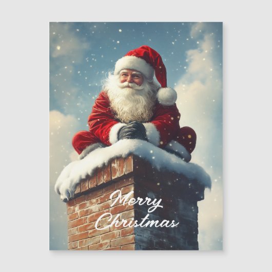 Kerstmannetje's Schoorsteenpauze: Een Winterglimla (Voorkant)