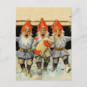 “Kerstmannetjes” van Jenny Nystrom Briefkaart (Voorkant)