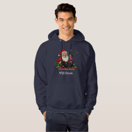 Kerstmannetjes Wi‑Fi is uitgevallen | Grappig tech Hoodie