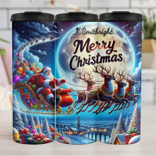 Kerstmanns Vreedzame Hemelreis Thermosbeker