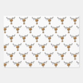 kerstmanpapier inpakpapier vel (Voorkant 2)