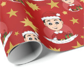 kerstmanpapier voor cartoon cadeaupapier (Rol Hoek)