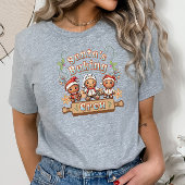 Kerstman's Baking Crew Kerstkoekjes T-shirt