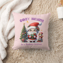 Kerstman's Boekachtige Kerst Gezellig Leest Kussen