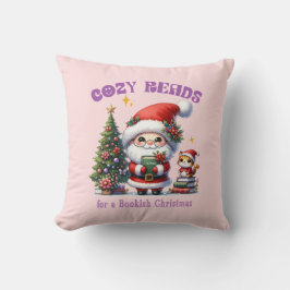 Kerstman's Boekachtige Kerst Gezellig Leest Kussen