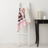 Kerstman's Boekachtige Kerst Gezellig Leest Sherpa Deken (In situ)