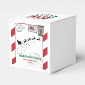 Kerstman's brief gepost gemarkeerd ondeugend of mo bedankdoosjes (Voorkant Zijde)