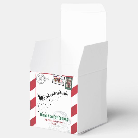 Kerstman's brief gepost gemarkeerd ondeugend of mo bedankdoosjes (Geopend)