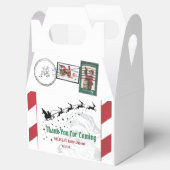 Kerstman's brief gepost gemarkeerd ondeugend of mo bedankdoosjes (Geopend)