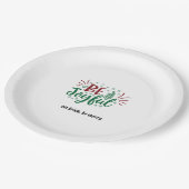 Kerstman's brief noordpool ondeugend of mooi papieren bordje (Gekanteld)