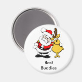 Kerstman's Buddy Magneet (Voorkant / Achterkant)
