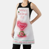 Kerstman's Cocktail Elf Bar Schort (Insitu)