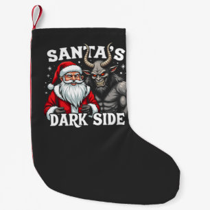 Kerstman's Dark Side Christmas Santa Krampus Devil Kleine Kerstsok