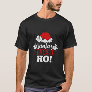 Kerstman's favoriet Ho grappige Kerstman Kerstmis T-shirt