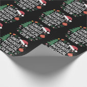 Kerstman's favoriete Fysiotherapie Crew Kerstmis Cadeaupapier (Hoek)