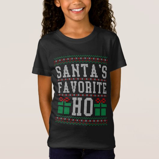 Kerstman's favoriete Ho-Christmas T-shirt (Voorkant)