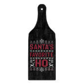 Kerstman's favoriete Ho Lelijke Kersttrui Snijplank (Voorkant)