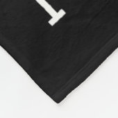 Kerstman's favoriete hockeyspeler Fun pyjama Kerst Fleece Deken (Hoek)