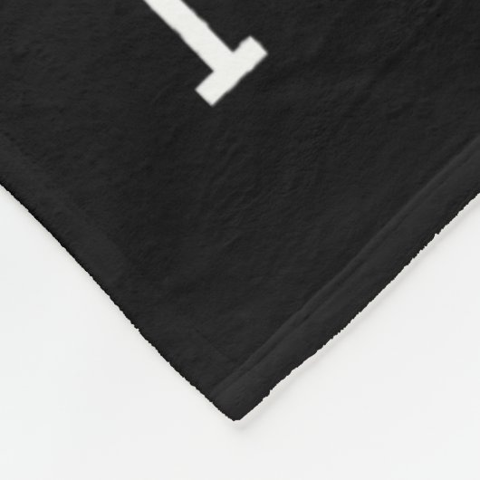 Kerstman's favoriete hockeyspeler Fun pyjama Kerst Fleece Deken (Hoek)