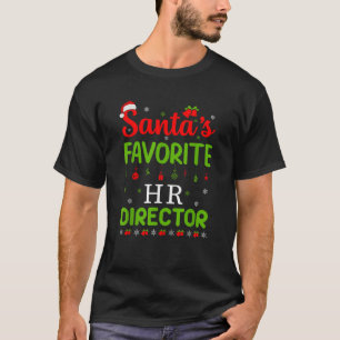 Kerstman's favoriete HR-regisseur Schattige Merry T-shirt