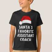 Kerstman's favoriete Instant Coach Grappige Kerstm T-shirt (Voorkant)
