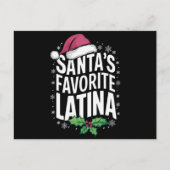 Kerstman's favoriete Latina Kerst Lelijke Kerstmis Feestdagenkaart (Voorkant)