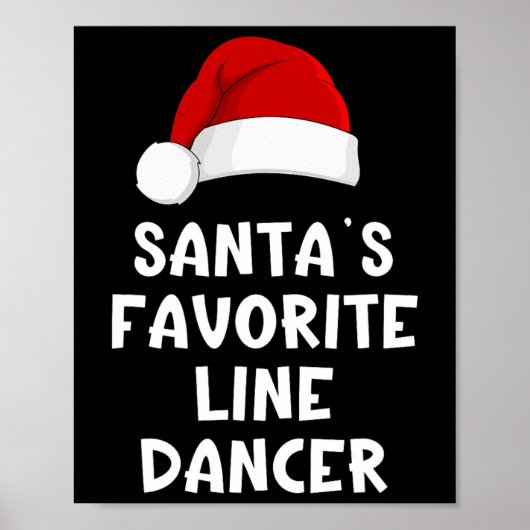 Kerstman's favoriete lijndanser Funny Danci Poster (Voorkant)