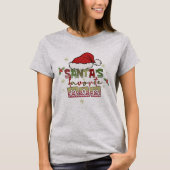 Kerstman's favoriete mama T-shirt, Kerstmis Mama G T-shirt (Voorkant)