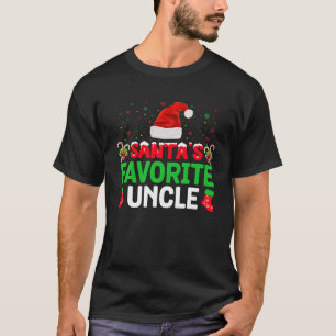 Kerstman's favoriete oom kerst bijpassende kostuum t-shirt