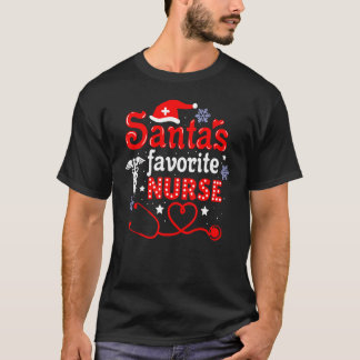 Kerstman's favoriete verpleegster kerst_1 t-shirt