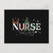 Kerstman's favoriete verpleegster Xmas Gifts Holid Feestdagenkaart (Voorkant)