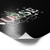 Kerstman's favoriete verpleegster Xmas Gifts Holid Foto Afdruk (Hoek)