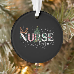 Kerstman's favoriete verpleegster Xmas Gifts Holid Ornament