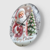 Kerstman's feestboom" - Vrolijke kerstmuur Grote Klok (Hoek)