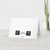 Kerstman's Gezellige Kerstvakantie Kaart (Achterkant)