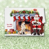 Kerstman's Gift Akita Hond Kerstmis