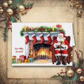 Kerstman's Gift Chihuahua Hond Kerstmis