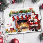 Kerstman's Gift Greyhound Hond Kerstmis