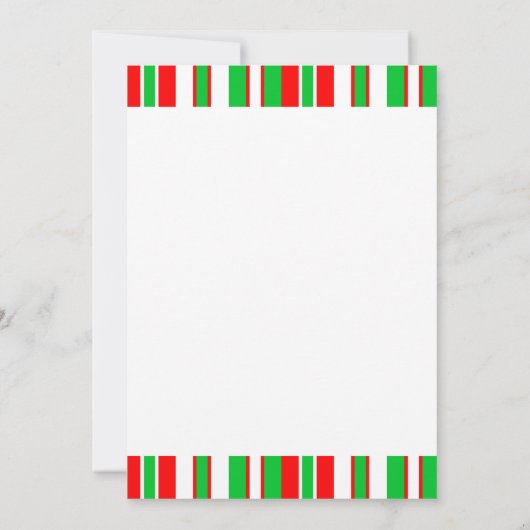 Kerstman's Kerst Vrachtwagen Party Kaart (Achterkant)