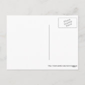 Kerstman's Lap Christmas Briefkaart (Achterkant)