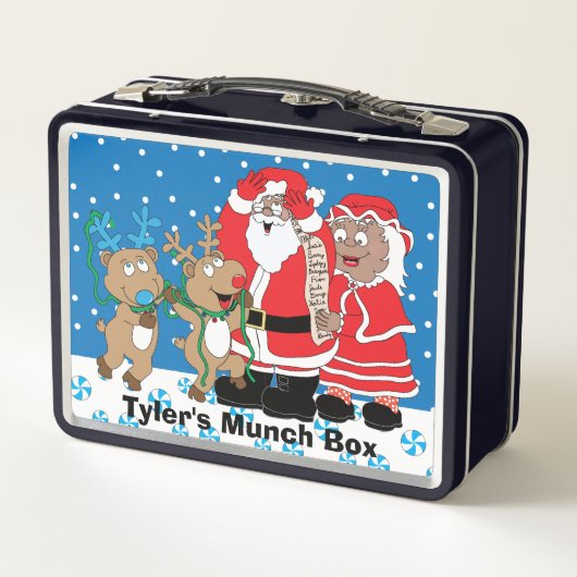 Kerstman's Lijst Donkere Tonen (Achterkant)