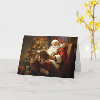 Kerstman's Lijst van Ondeugend of Nice Kaart