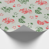 Kerstman's Little Helpers Elf Fun Cadeaupapier (Hoek)