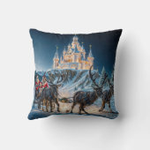 Kerstmans Magische Kasteel Levering Kussen (Achterkant)