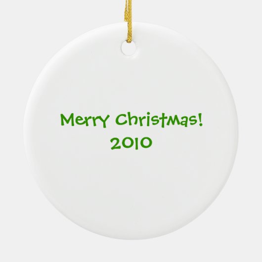  kerstman's Nice List Ornament (Achterkant)