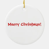  kerstman's Nice List Ornament (Achterkant)