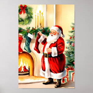 Kerstman's Night Before Christmas Classic Print