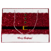 Kerstman's oogverblindende rode outfit- Kerstmis- Groot Cadeauzakje (Voorkant)