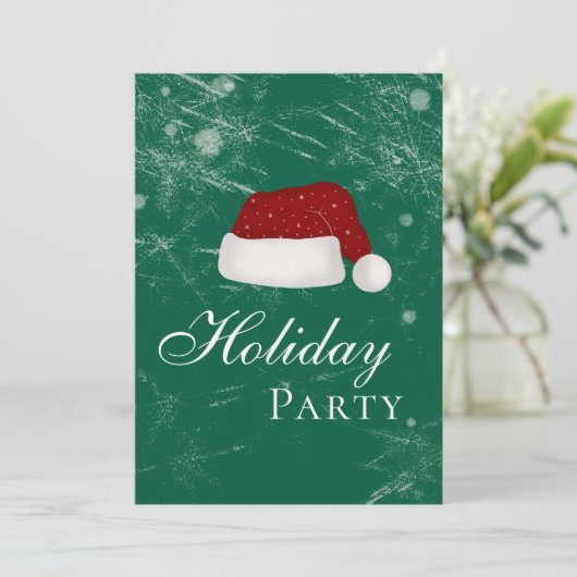 Kerstman's Pet Kerstfeest Winter Kaart (Staand voorkant)