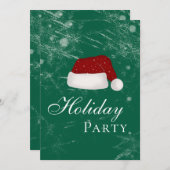 Kerstman's Pet Kerstfeest Winter Kaart (Voorkant / Achterkant)